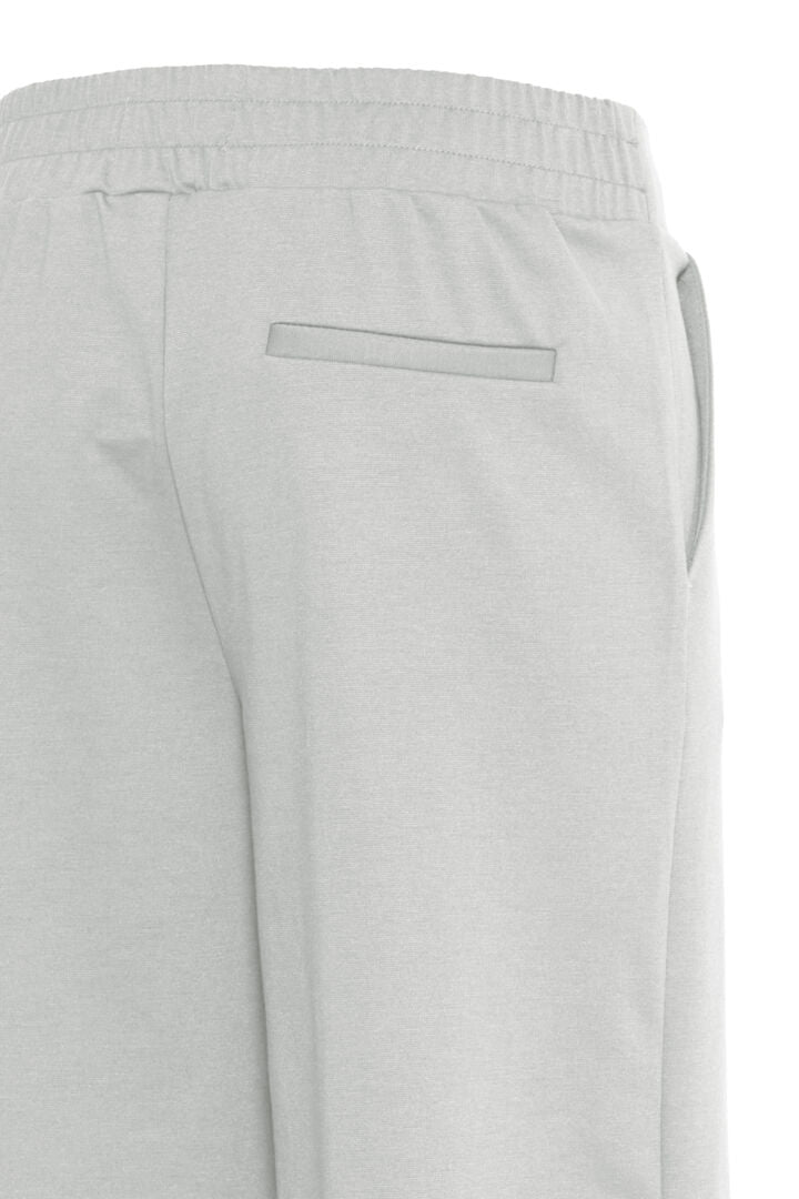 Ichi Kate Sus Long Wide Trouser in Cloud Dancer - 20118337