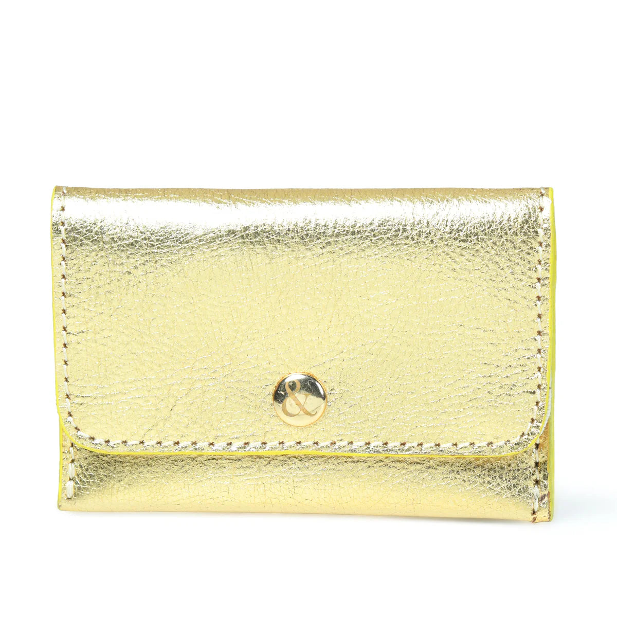 Bell & Fox Amelie Popper Card Holder Purse in Dark Gold