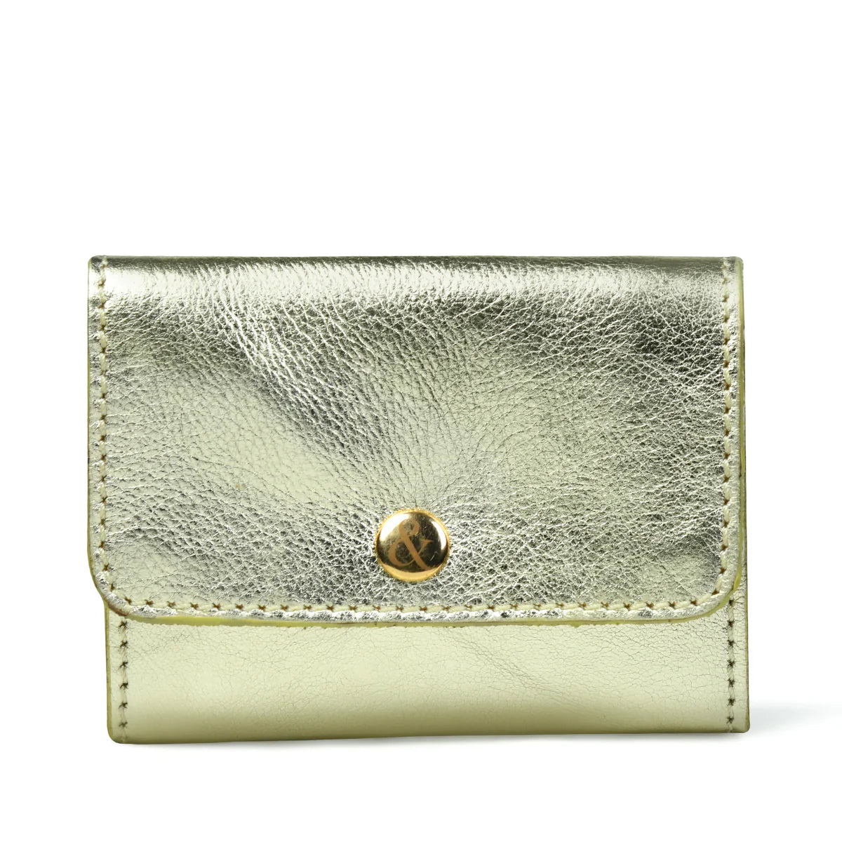 Bell & Fox Amelie Popper Card Holder Purse in Pale Gold