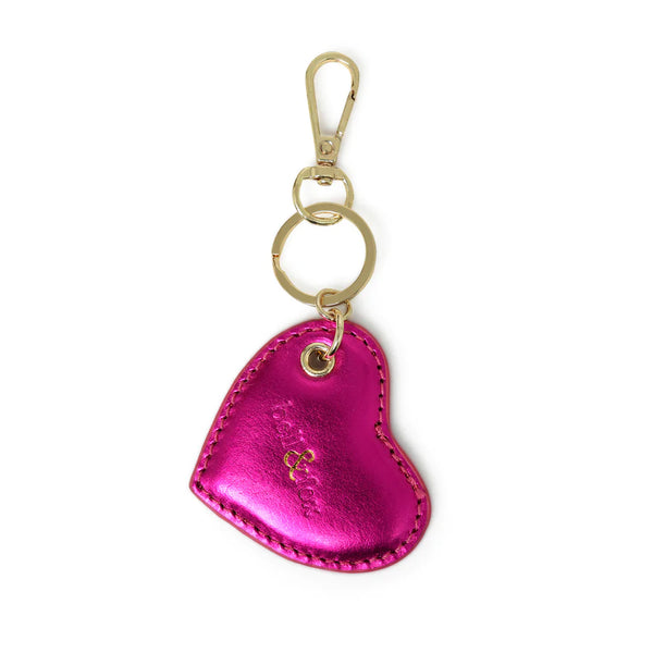 bell & fox cupid heart keyring fuschia metallic evalucia boutique perth scotland