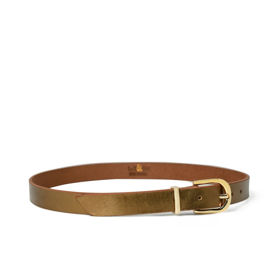 bell & fox erina leather belt bronze evalucia boutique perth scotland
