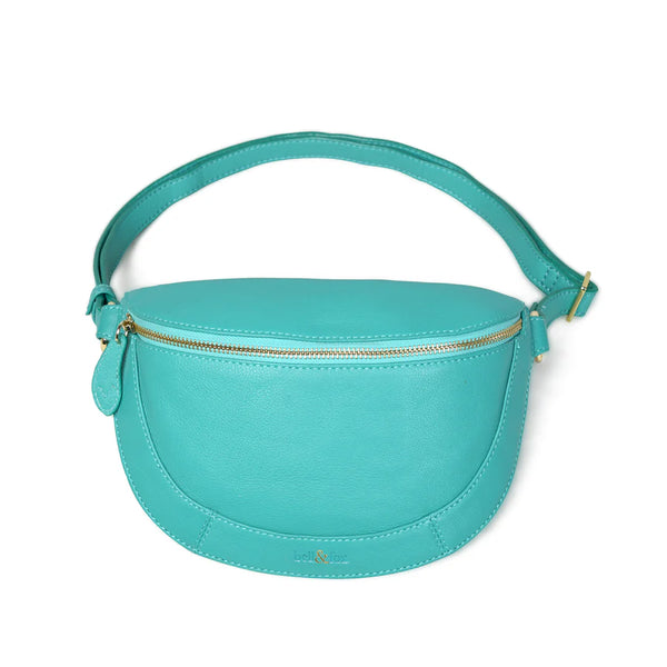 Bell & Fox Liberty Crossbody Bag in Teal Leather