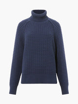 French Connection Keya Popcorn Mozart Jumper-Marine-78LZI