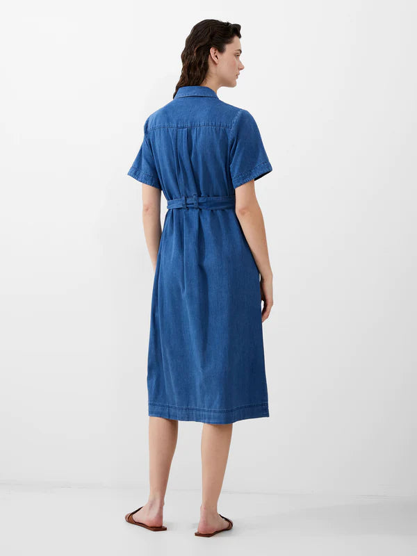 French Connection Zaves Chambray Denim Dress-Light Vintage-71WFU