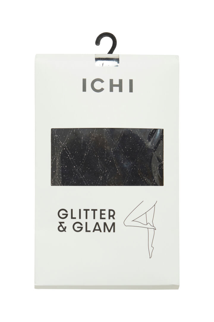 ichi emmy tights black with silver evalucia boutique perth scotland
