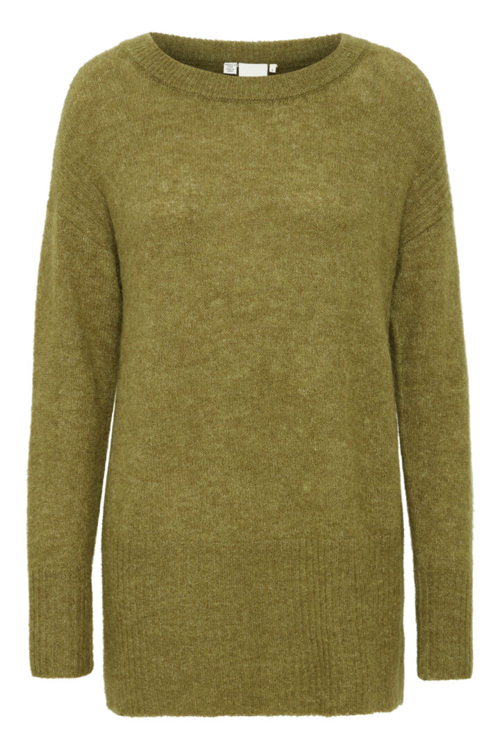ichi kamara longline jumper mayfly evalucia boutique perth scotland