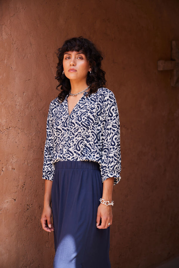 ichi marrakech shirt total eclipse paisley evalucia boutique perth scotland