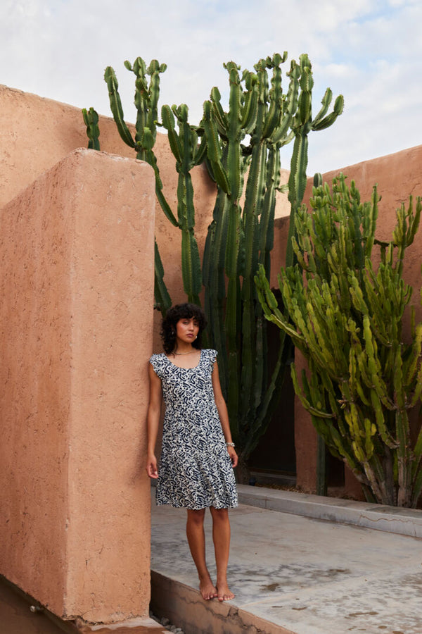 ichi marrakech short dress total eclipse paisley evalucia boutique perth scotland