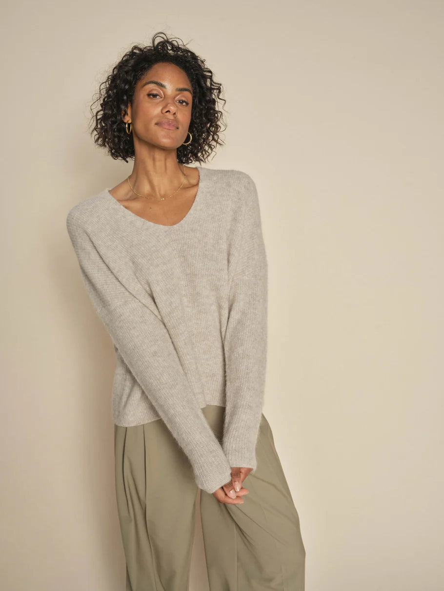 amachi. 19ss Moss Construction Knit（Alva Knit in Moss– Studio 