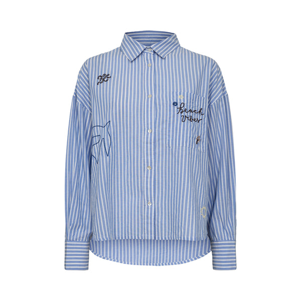 sofie schnoor shirt blue stripes evalucia boutique perth scotland