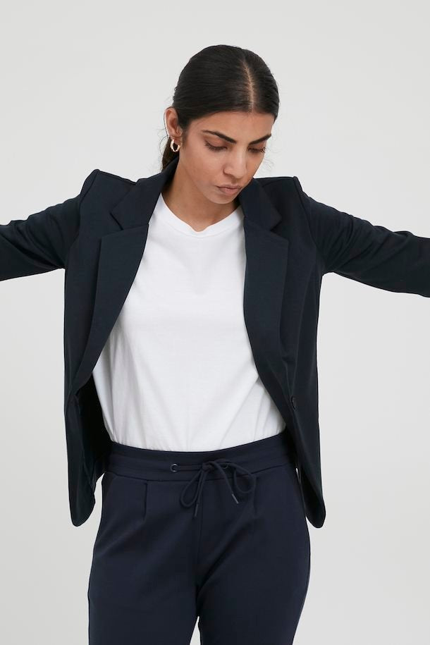 ICHI Kate Navy Blazer