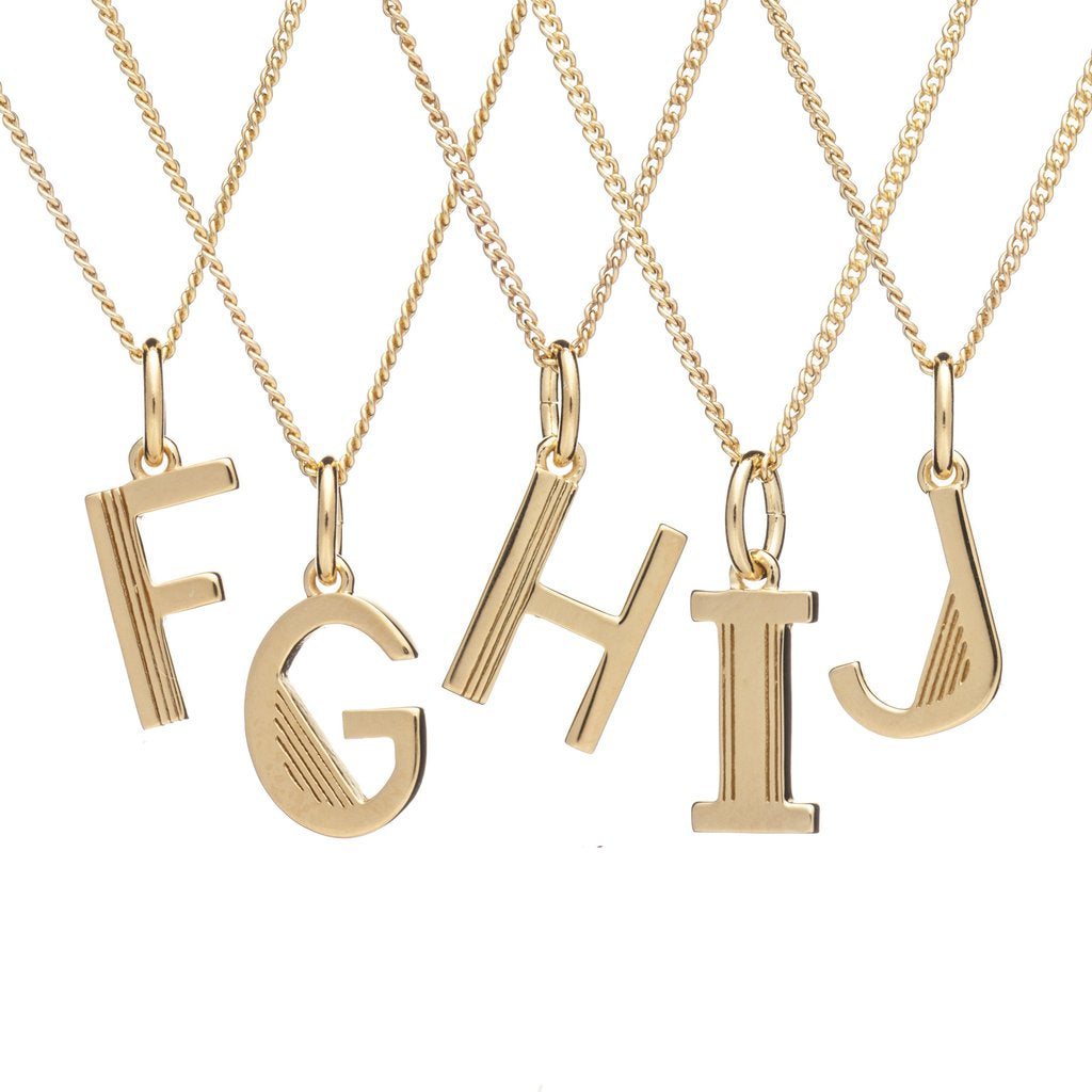 Rachel Jackson Initial Necklace Gold