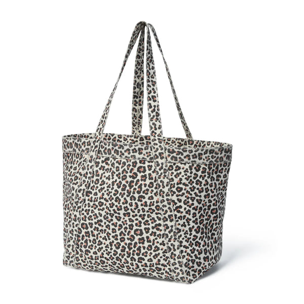 LEX Tote in Leopard Canvas