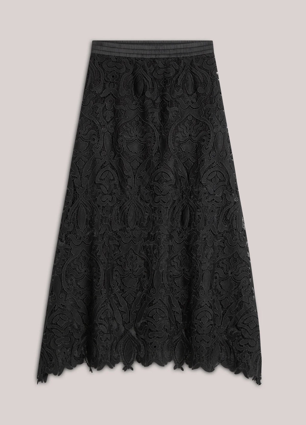 Summum Woman Lace Skirt in Black - 6s1331-12182