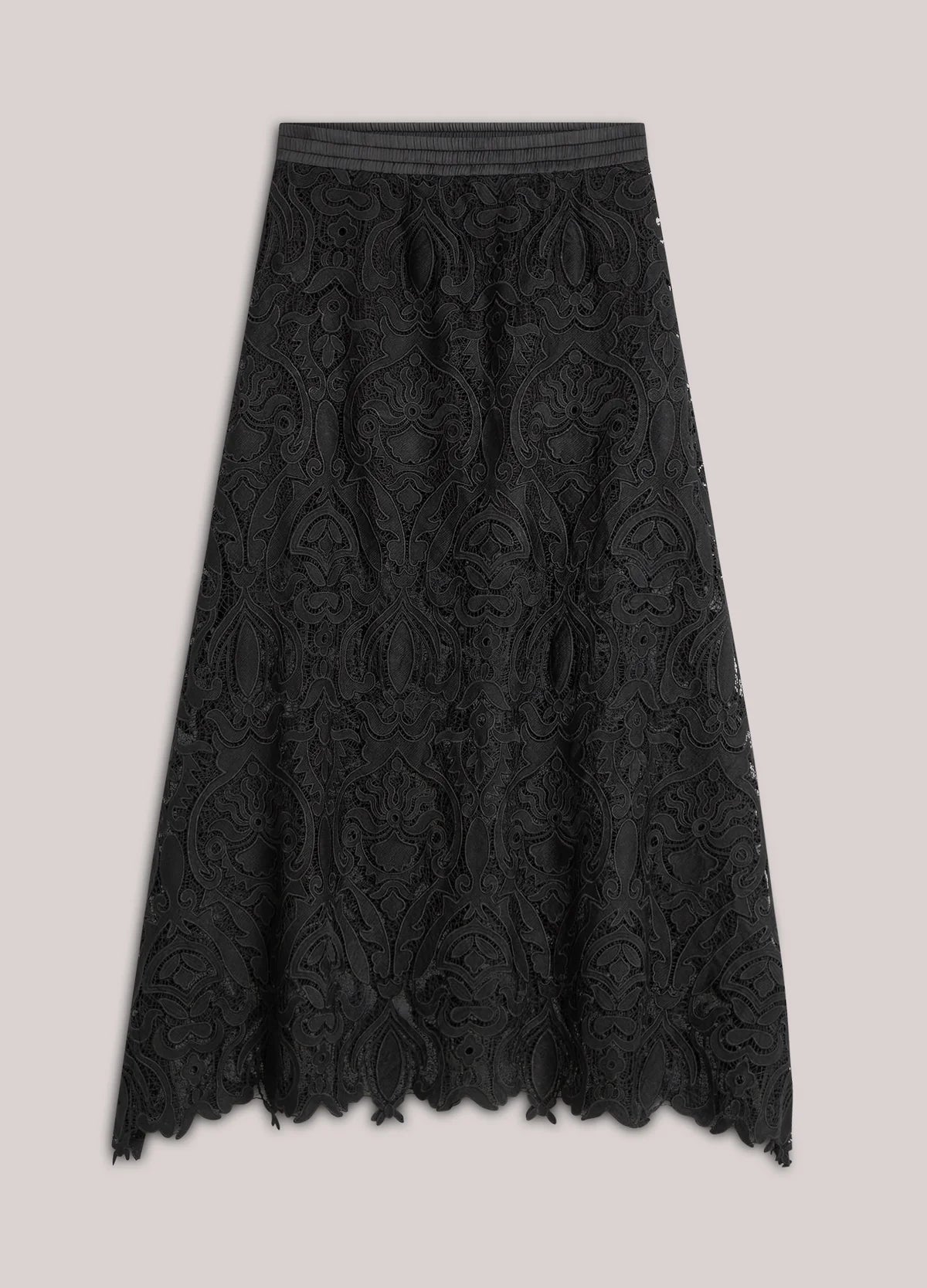 Summum Woman Lace Skirt in Black - 6s1331-12182