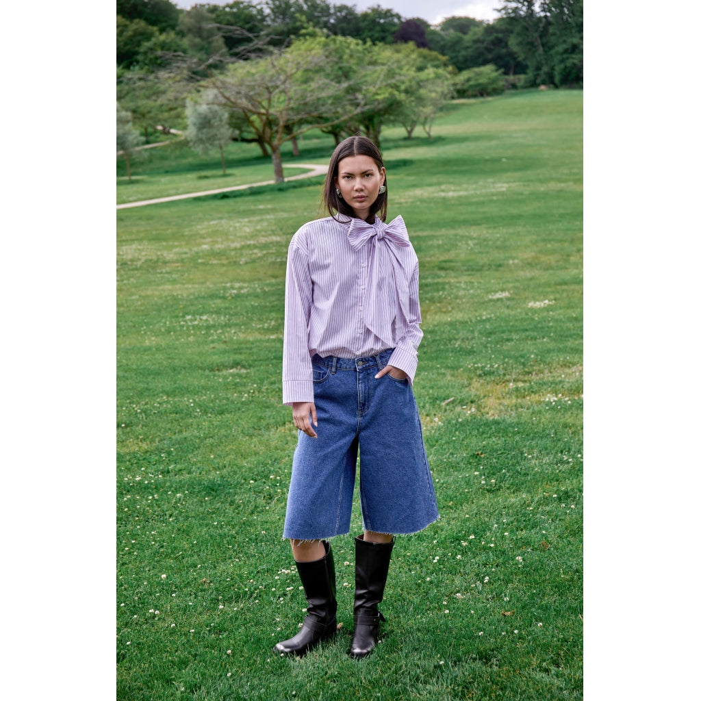 Minus Skye Shirt in Prism Pink Stripe - MI6949
