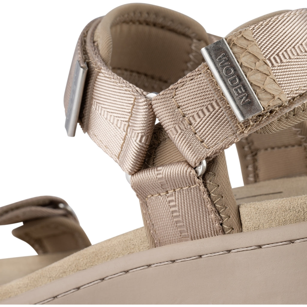 Woden Line Sandals-WL926963 Silver Mink