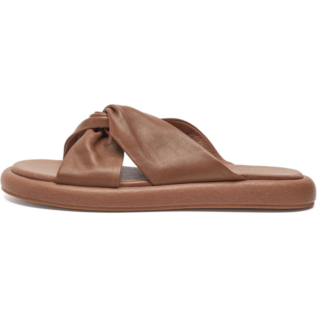 Woden-Shoe The Bear Mascha Leather Sandal in Caramel  - WS141