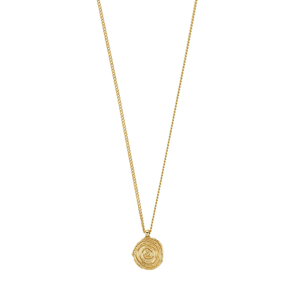 PILGRIM - AIR Coin Necklace Gold Plated