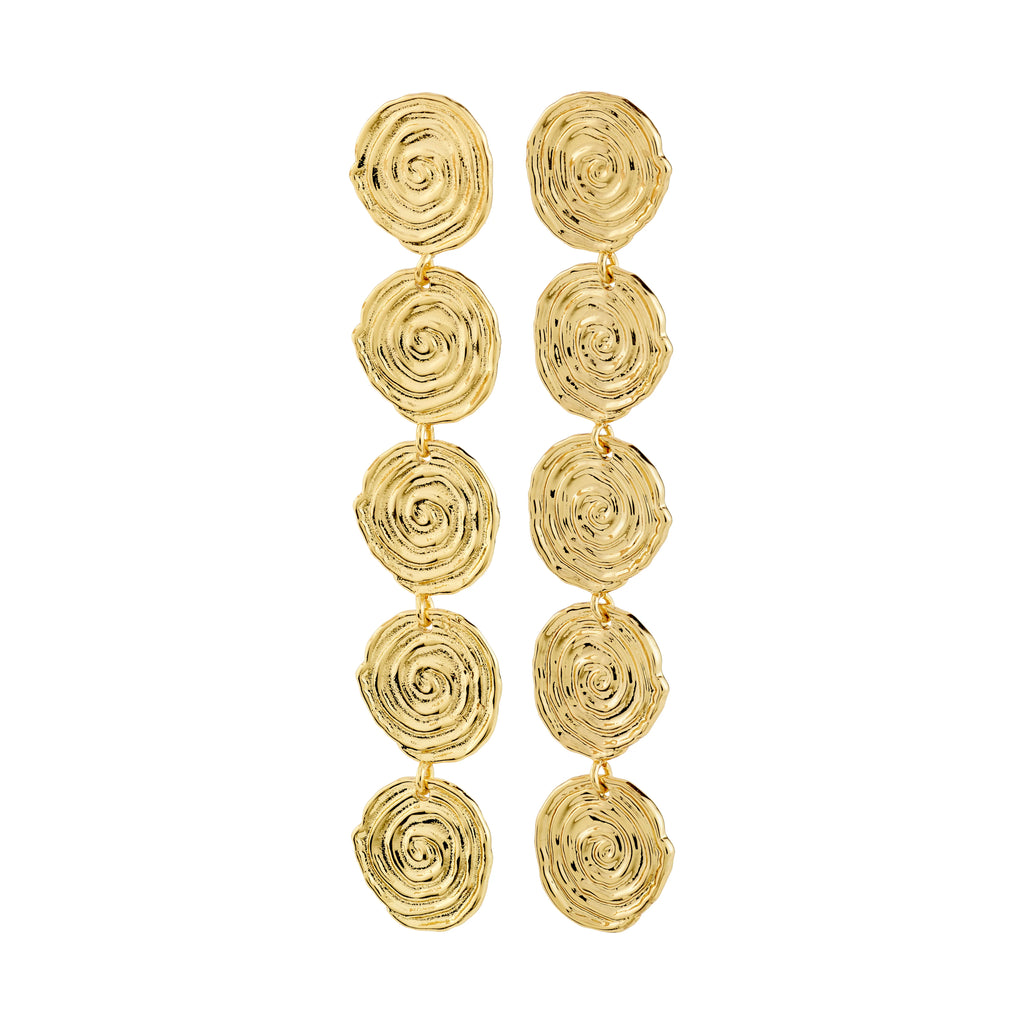 PILGRIM - AIR earrings Gold Plated