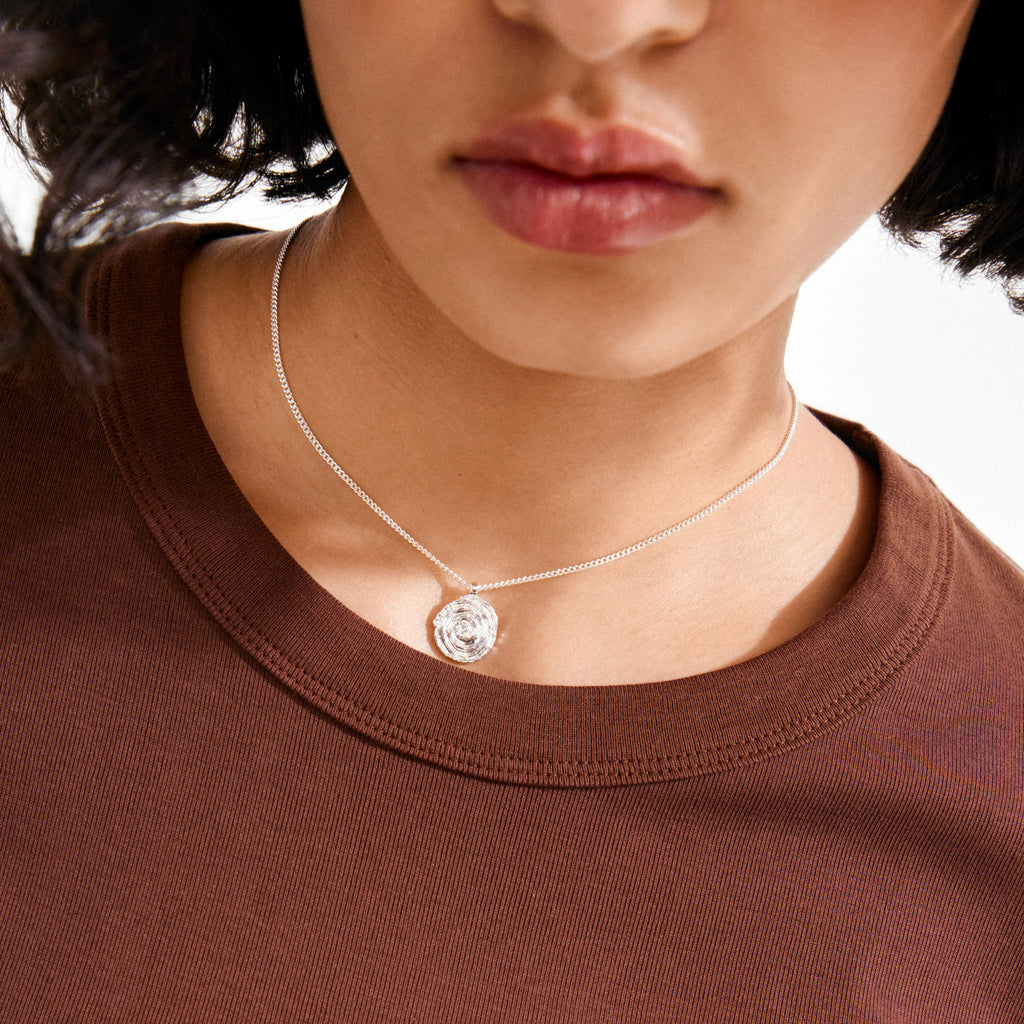 PILGRIM - AIR Necklace Silver Plated
