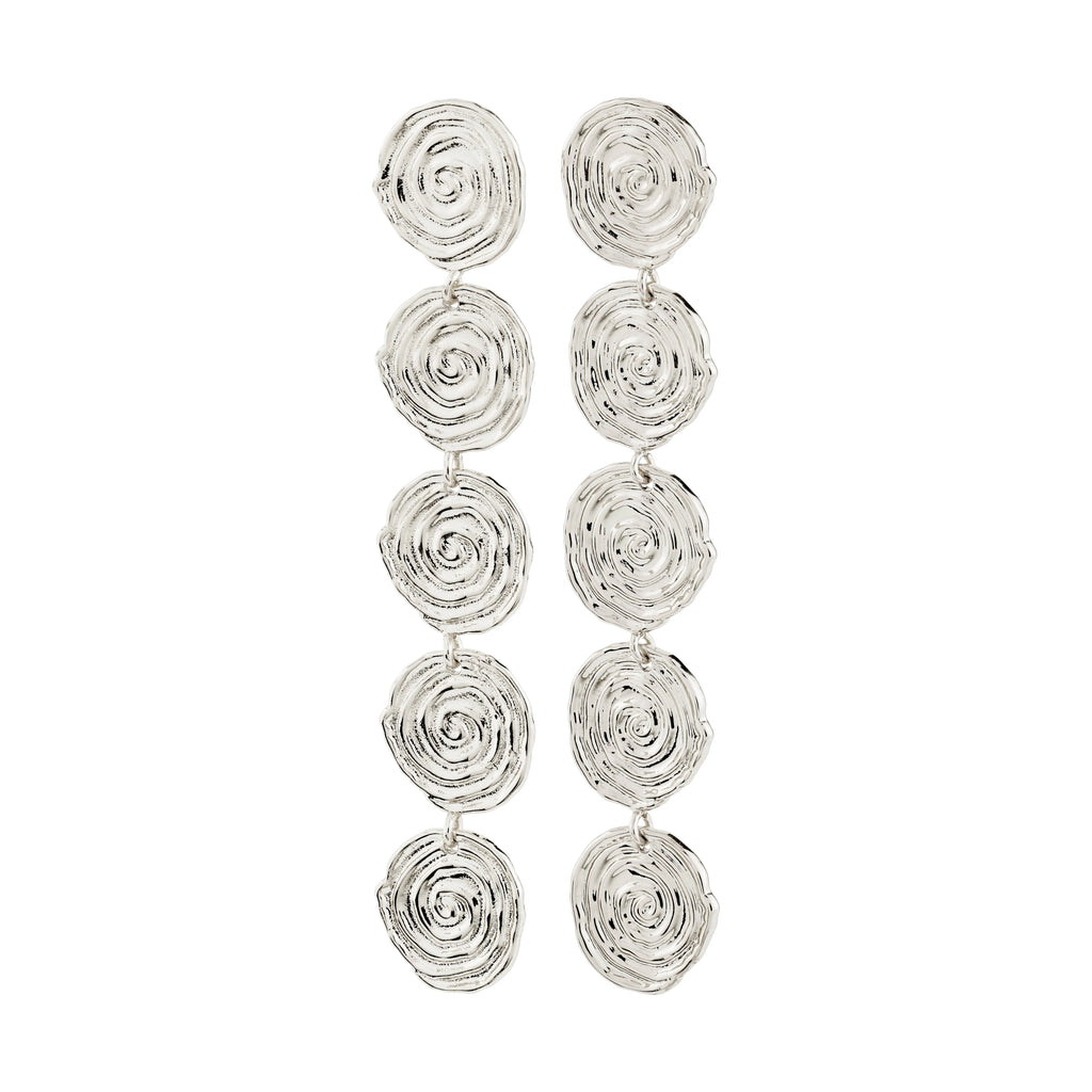 PILGRIM - AIR Earrings Silver Plated