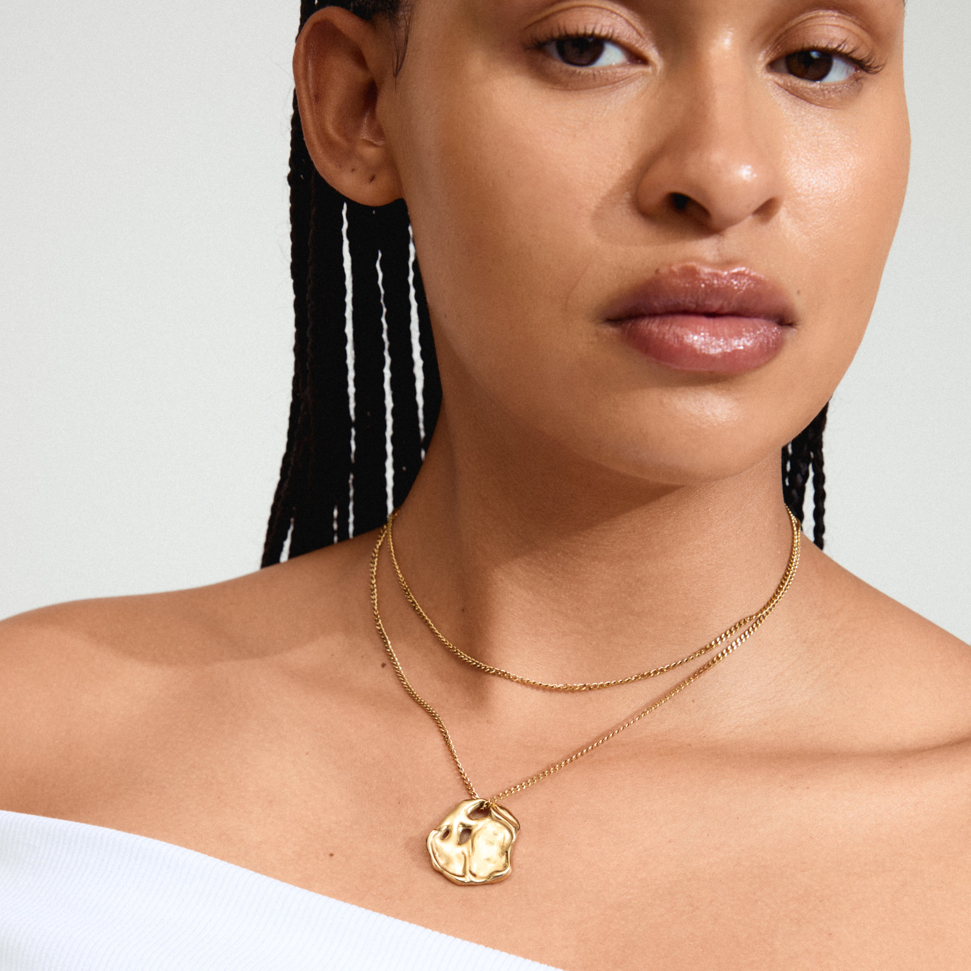PILGRIM - Dawn Necklaces, 2-in-1 set, Gold-plated - 122512021
