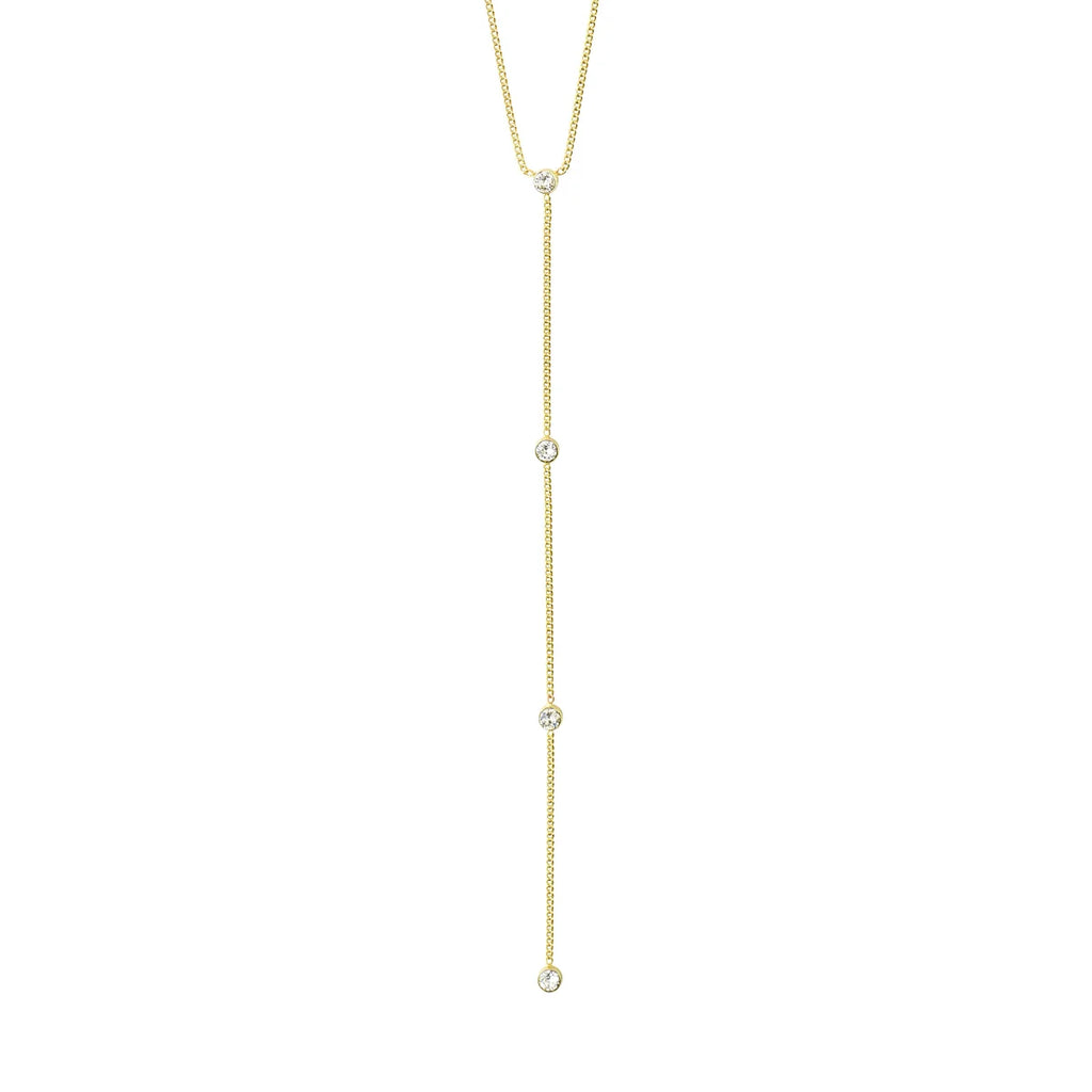 PILGRIM - ROOT Y Gold Plated Necklace