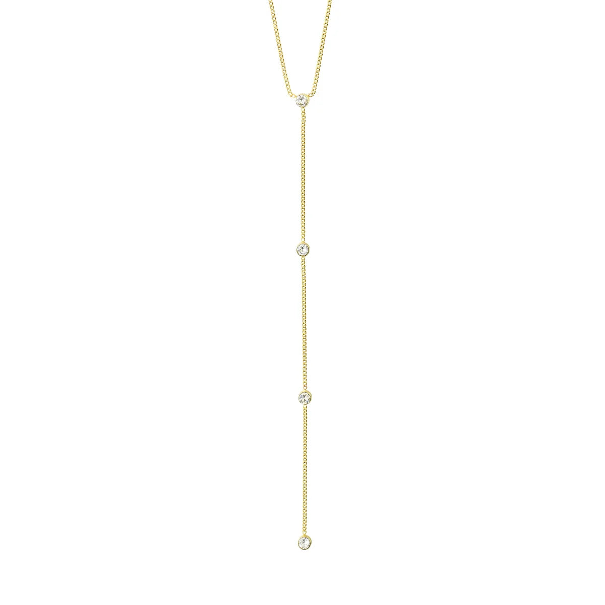 PILGRIM - ROOT Y Gold Plated Necklace