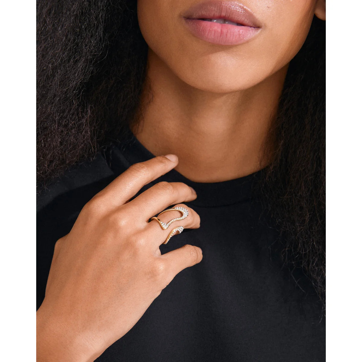 PILGRIM - ROOT Gold Plated Ring