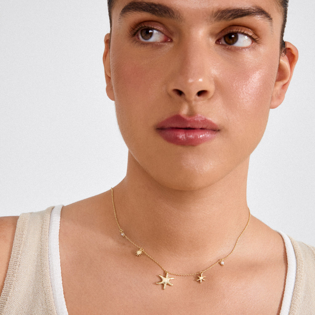 PILGRIM PRISM Necklace - Gold Plated