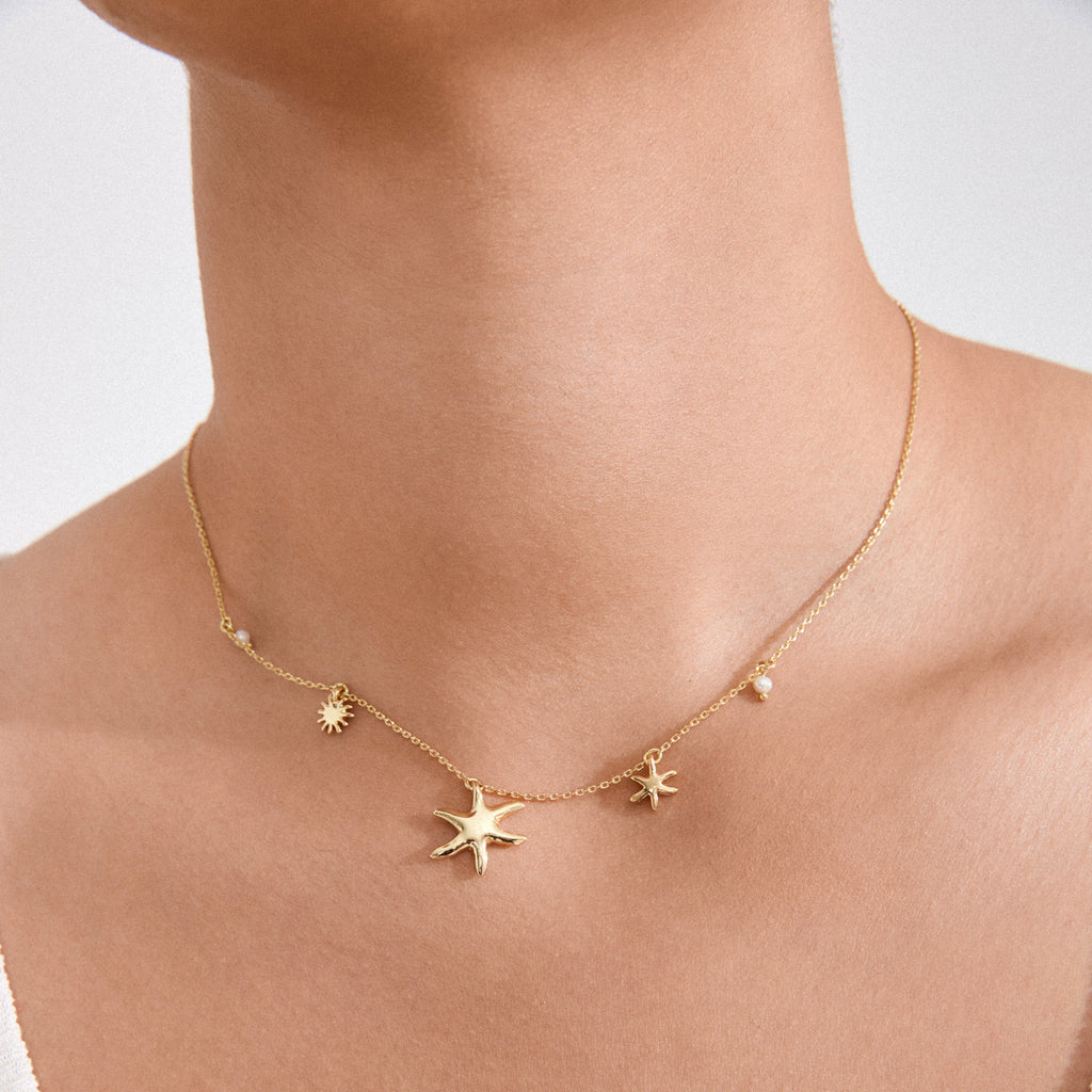 PILGRIM PRISM Necklace - Gold Plated