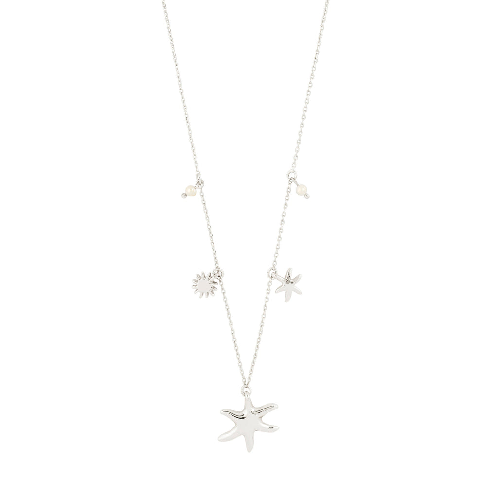 PILGRIM PRISM Necklace - Silver Plated
