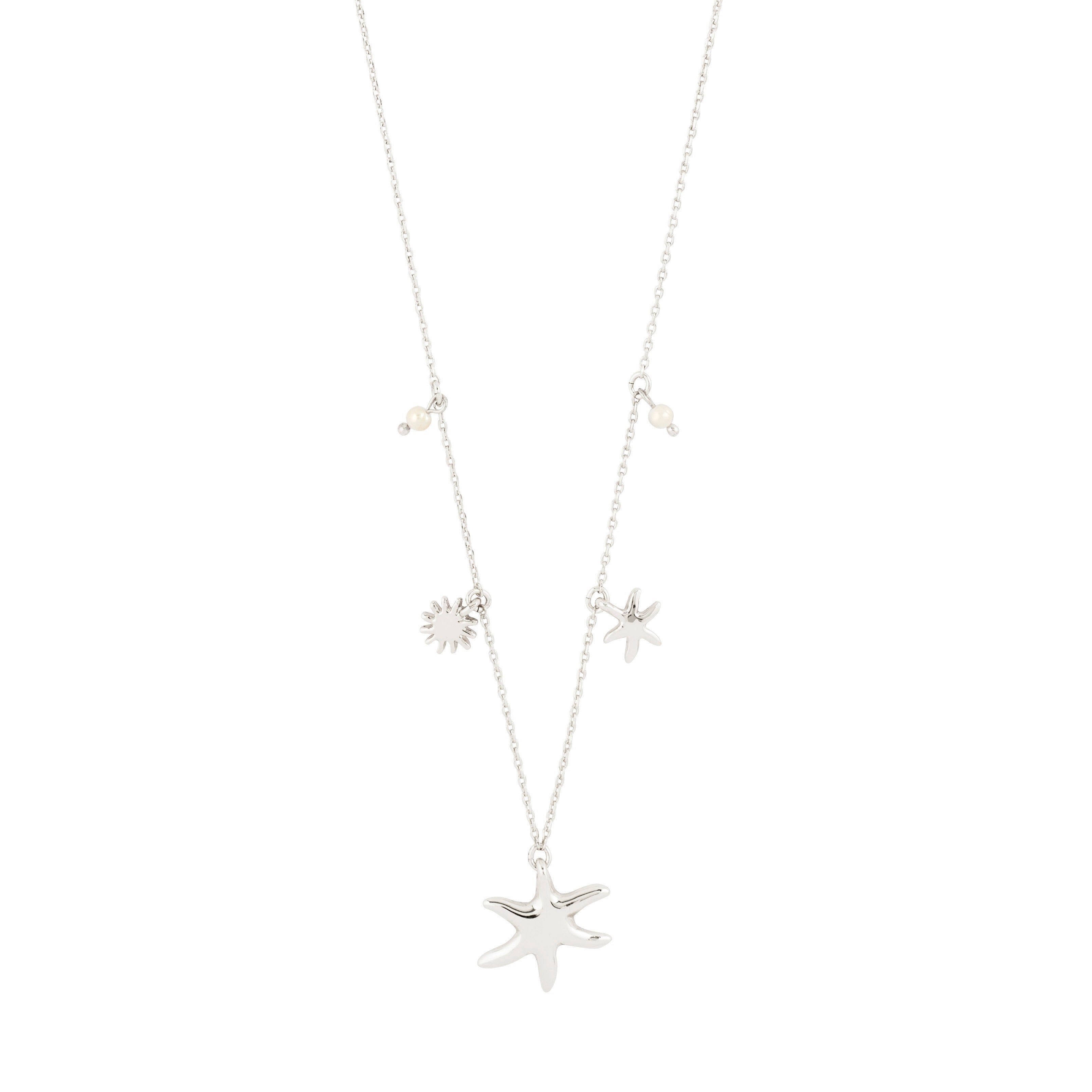 PILGRIM PRISM Necklace - Silver Plated