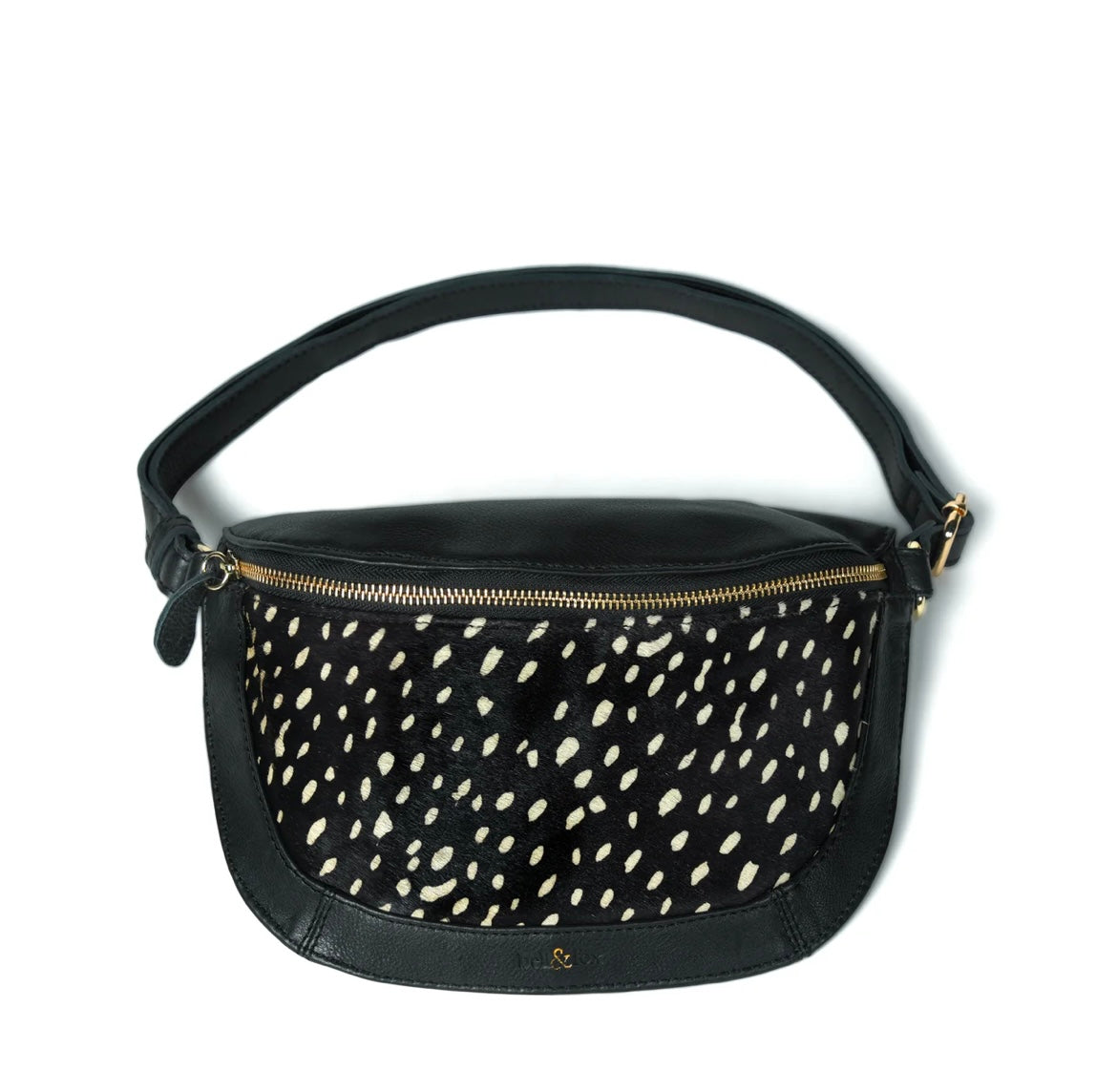 Bell & Fox Liberty Crossbody Bag in black & white