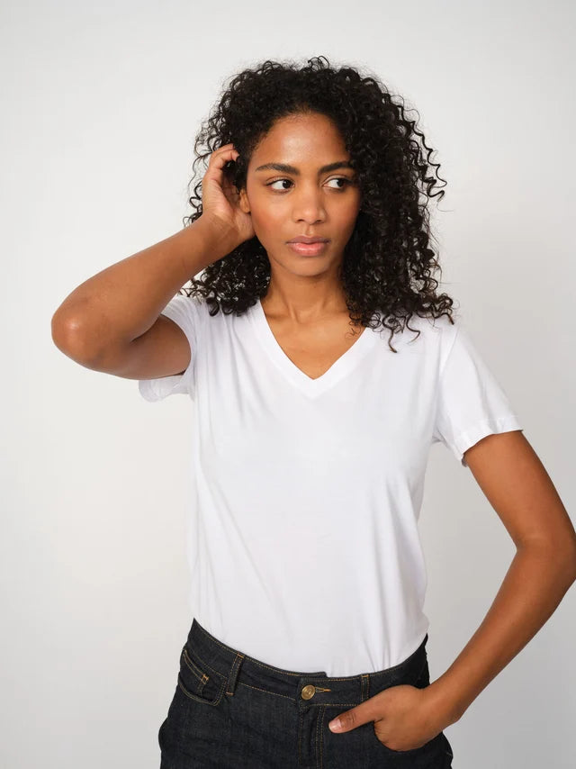 Mos Mosh Dala V Neck Short Sleeve Tee