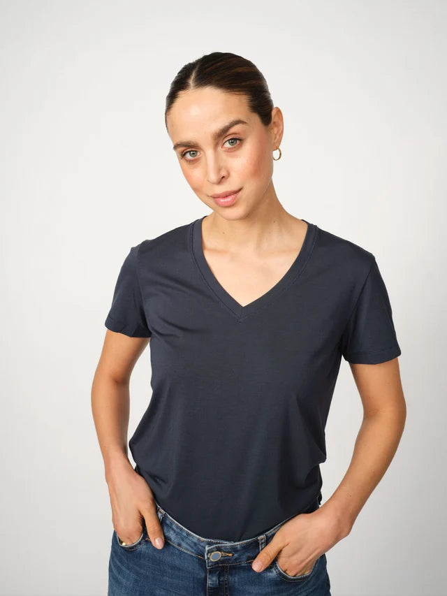 Mos Mosh Dala V Neck Short Sleeve Tee
