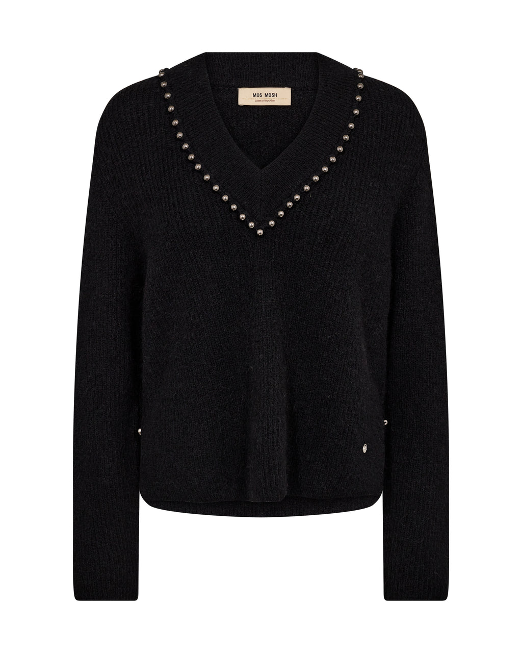 Mos Mosh-Zora V-Neck Bead Knit