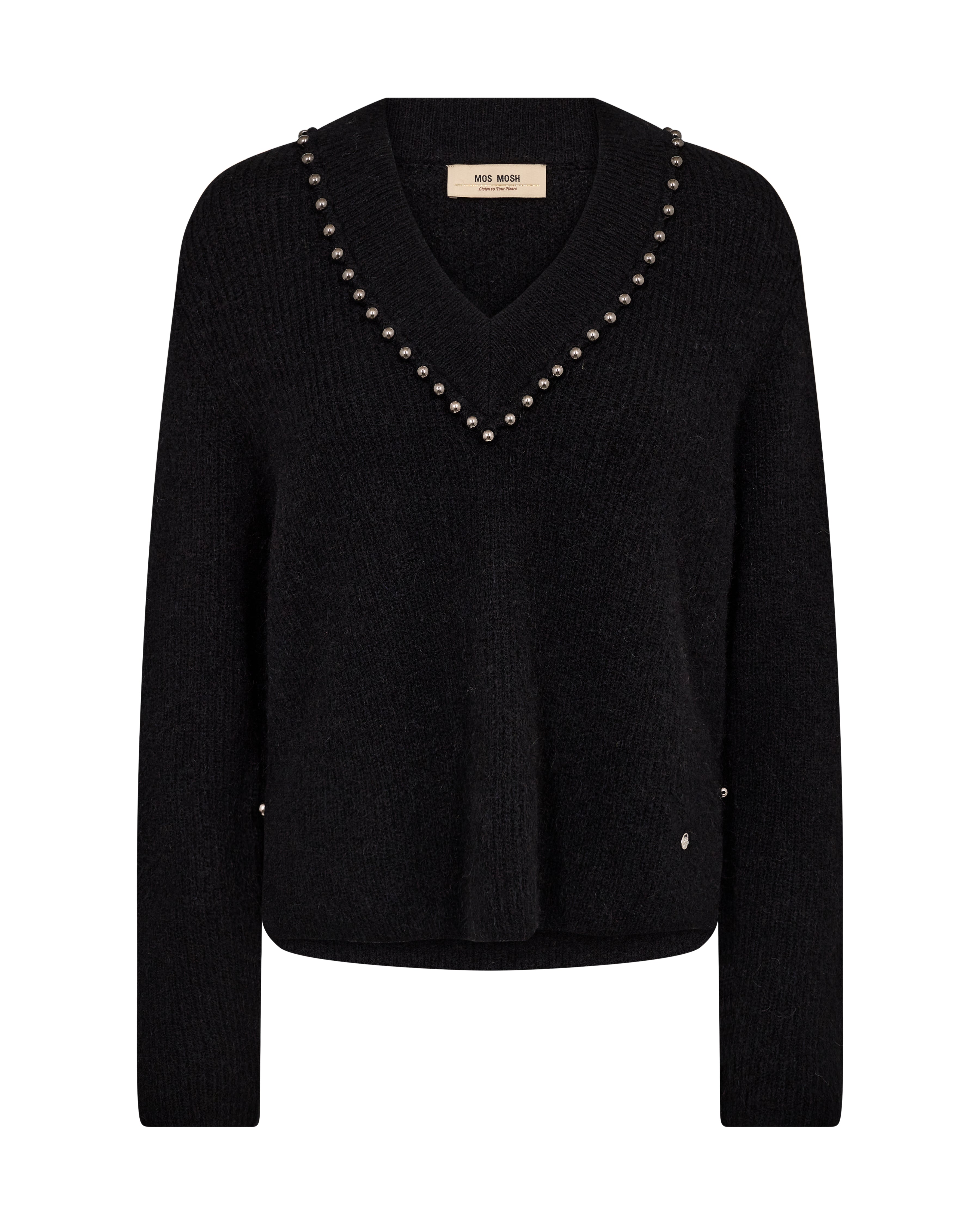 Mos Mosh-Zora V-Neck Bead Knit