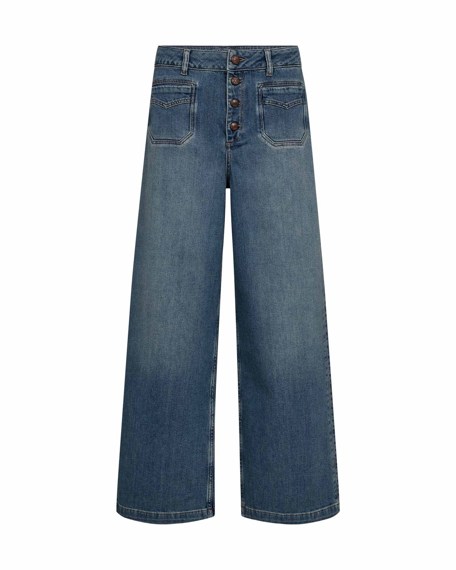 Mos Mosh Colette Remi Jeans in Mid Blue - 176440