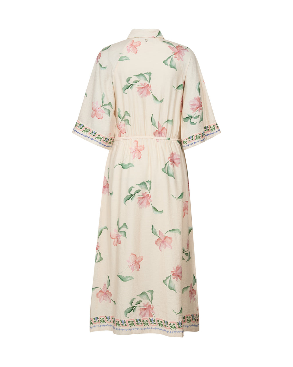 Mos Mosh Bunno Big Orchid Dress in Ecru