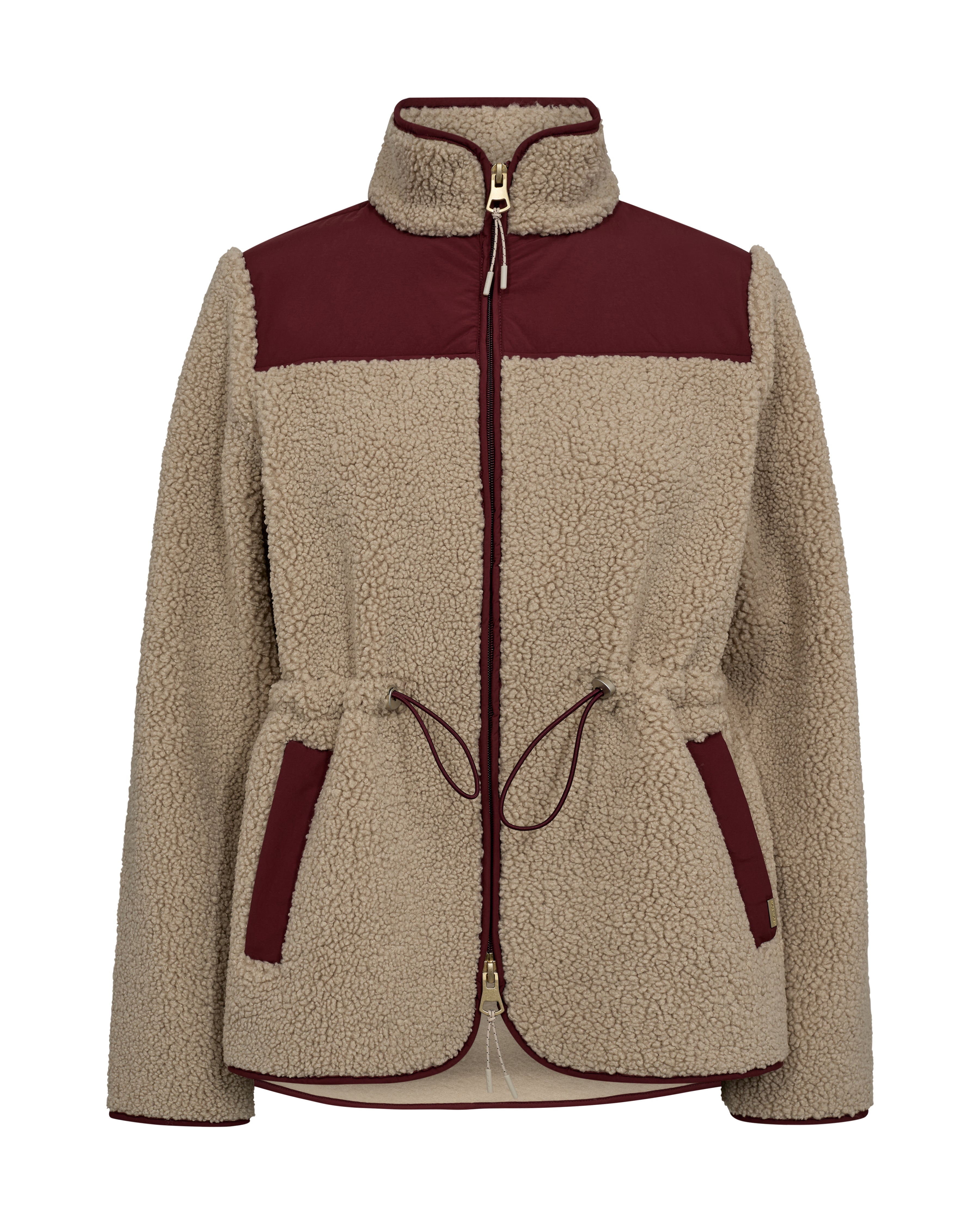 Mos Mosh - Elisa Eli Teddy Jacket in Feather Grey