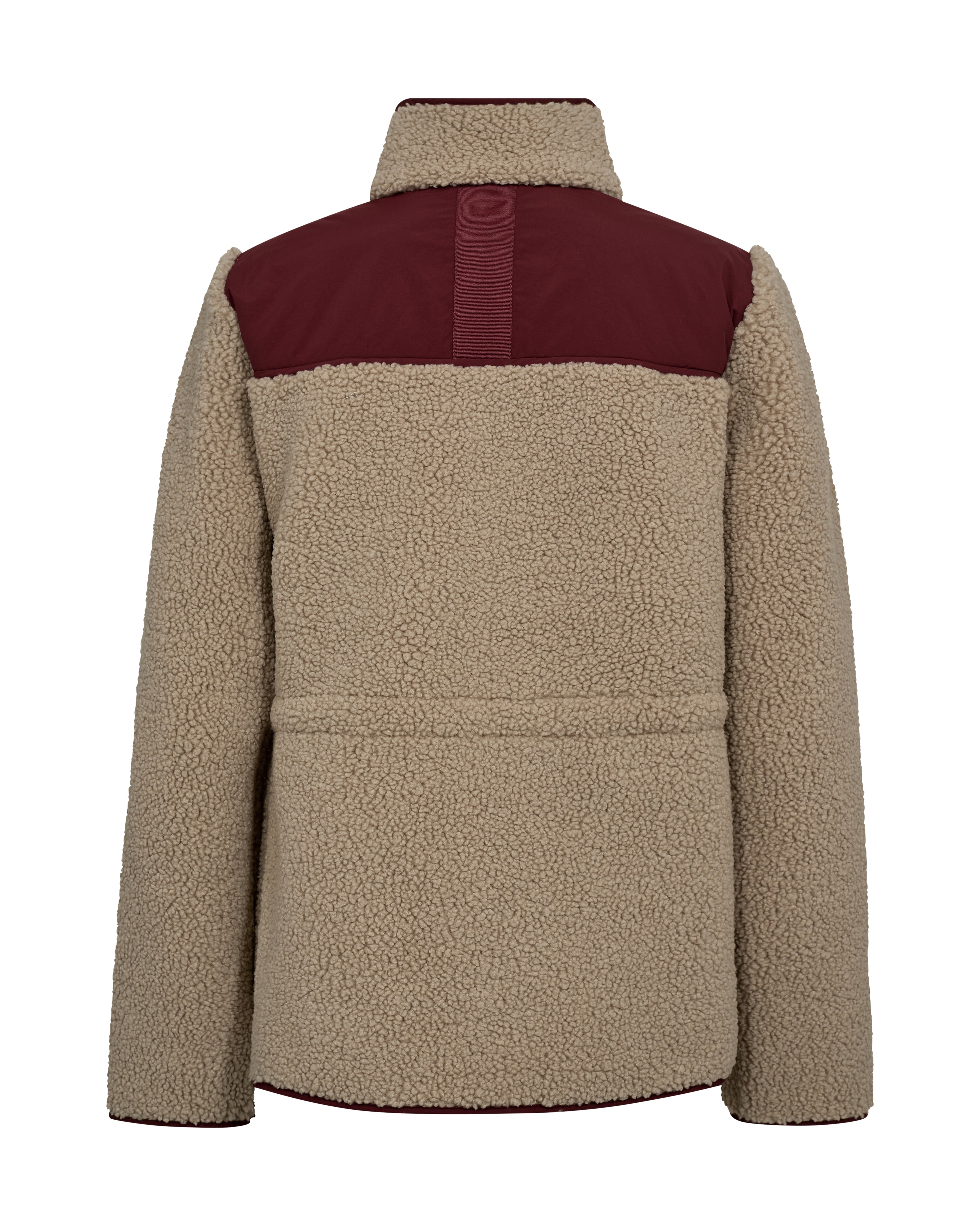 Mos Mosh - Elisa Eli Teddy Jacket in Feather Grey