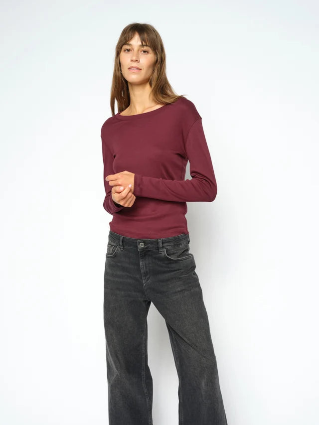 Mos Mosh - Mali Round Neck Long Sleeve Tee