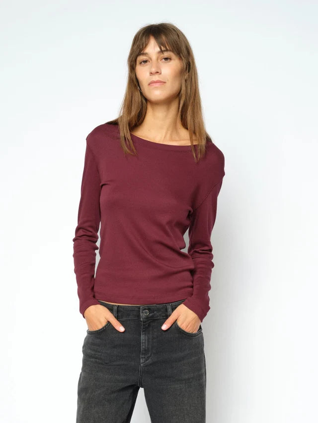 Mos Mosh - Mali Round Neck Long Sleeve Tee