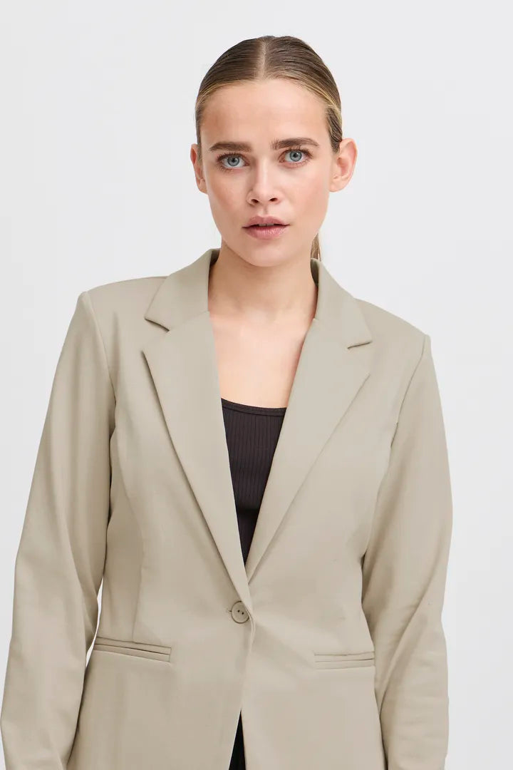 Ichi Kate Blazer in Doe Skin - 20101801