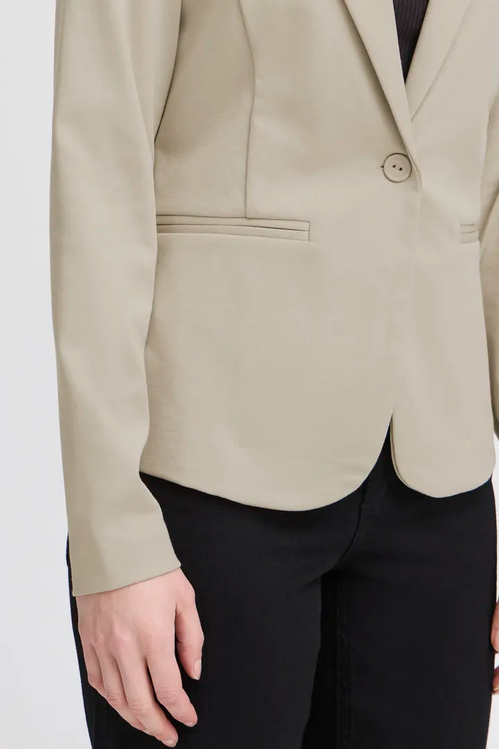 Ichi Kate Blazer in Doe Skin - 20101801