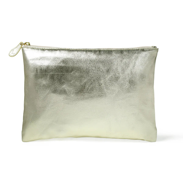 Bell & Fox Lily Pouch in Gold Foil Canvas