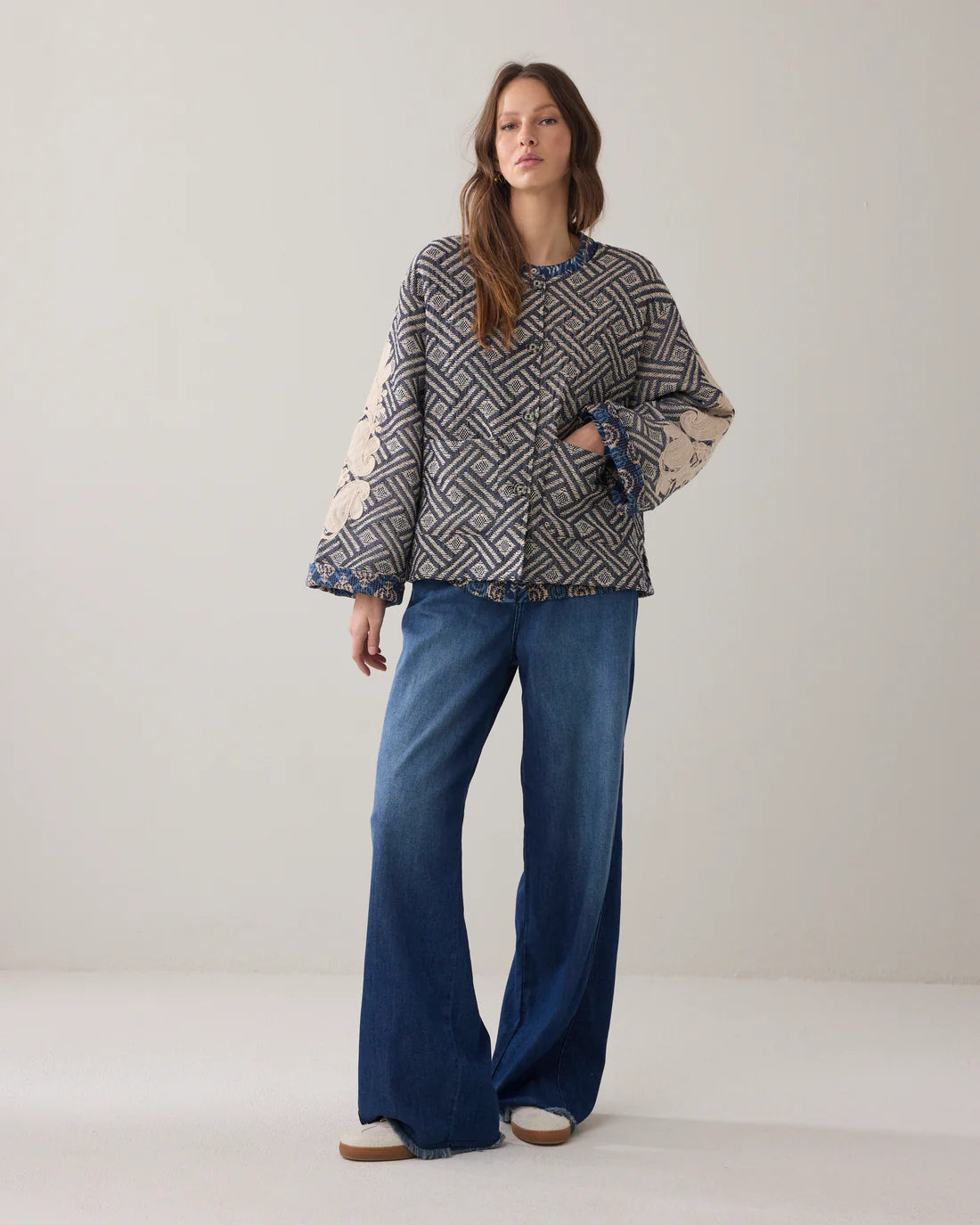 Summum Woman Jacket in Midnight Blue - 1s1284-12411