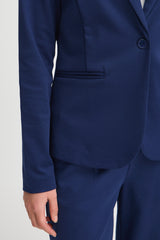 Ichi Kate Blazer in Medieval Blue - 20102801